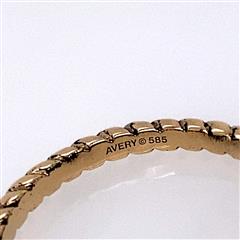James Avery 14K Yellow Gold Twisted Band Ring